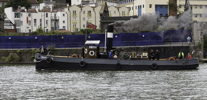 The Mayflower - an old steam tug.